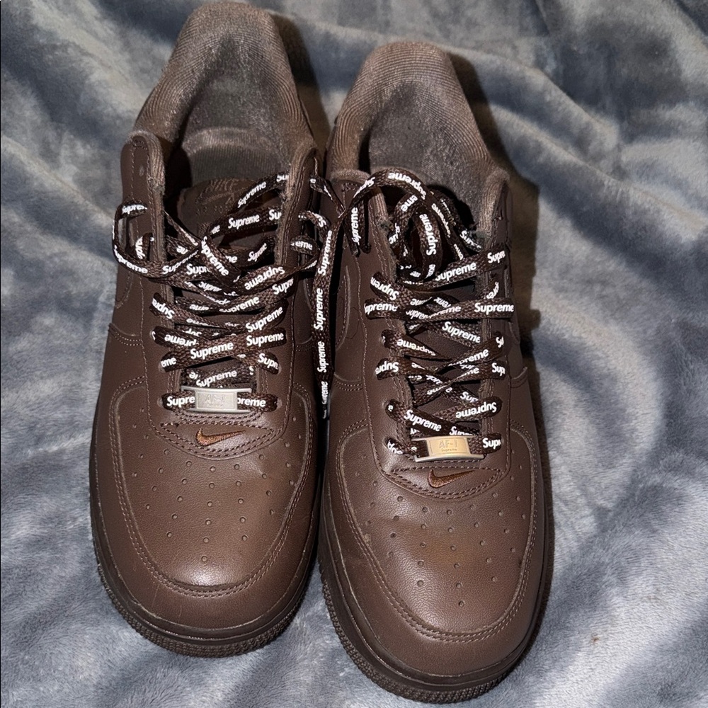 Supreme Dark Brown Men's Sneakers